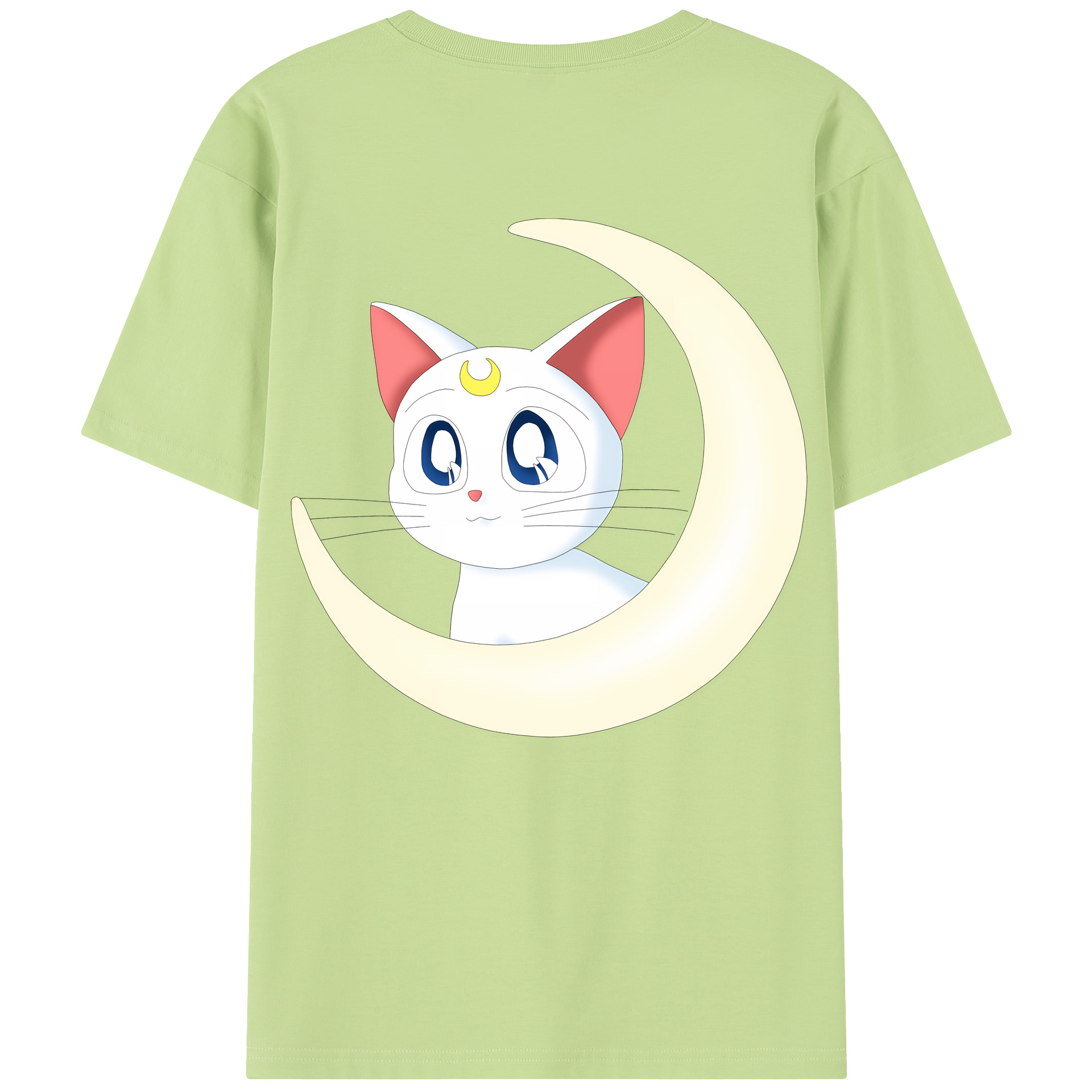 （画像用） 美少女戦士セーラームーン Sailor Moon 綿100％半袖Tシャツ（背面プリント）